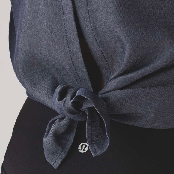 Lululemon All Tied Up Tank *Tencel, Deep Navy - Picture 7 of 9